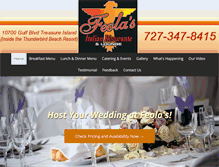 Tablet Screenshot of feolasitalianristorante.com